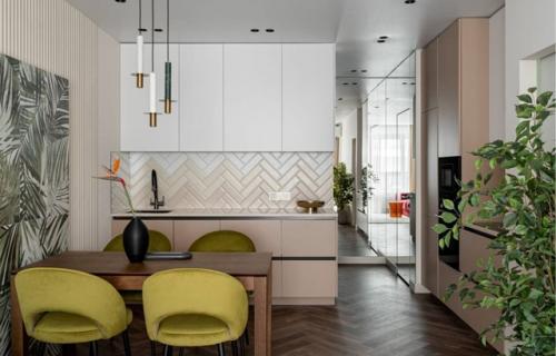 Яркий интерьер с вау - эффектом.