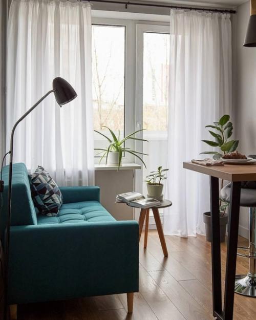 Бюджетная однушка со стильным интерьером. 04