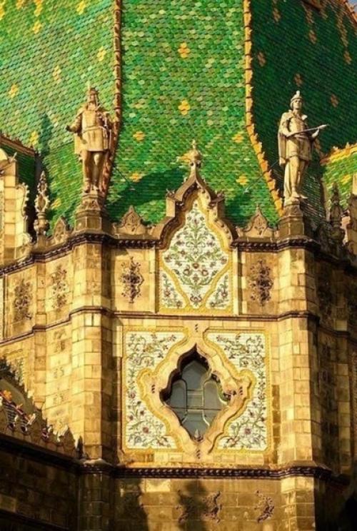 Чудеса архитектуры.  Музей прикладного искусства, Будапешт, Венгрия. 07