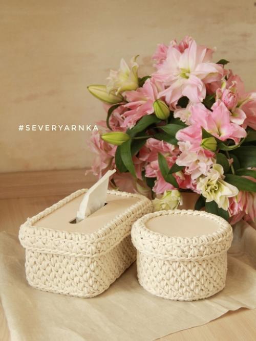 Наборы корзин, выполненные в едином стиле или в гармоничной цветовой гамме, создают ощущение порядка и завершенности. 07