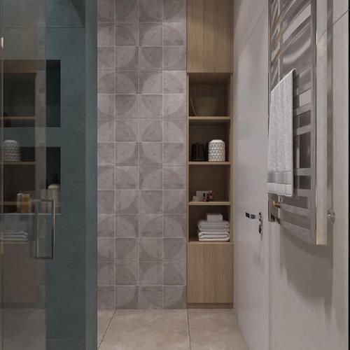 Дизайн - проект санузла в скандинавском стиле. 03