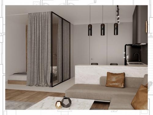 DY квартира.  Дизайнер интерьера: Александра Руденко. 03