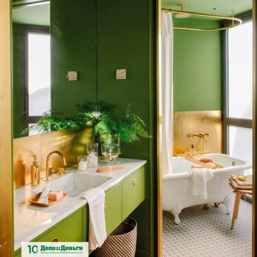 Уютный_дом.  Цвет свежей листвы, глубокий изумрудный, хаки - существует столько красивейших оттенков зеленого! 04