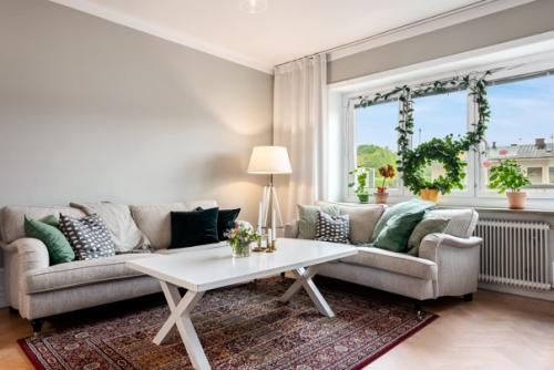 Добро пожаловать в красивую квартиру в скандинавском стиле, расположенную в центре шведского города норрчёпинг. 01