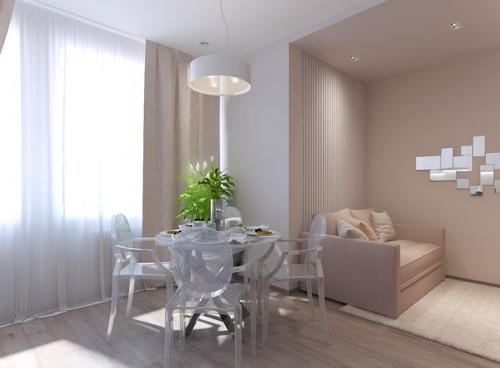 Пара ракурсов из одного проекта однокомнатной квартиры. 02