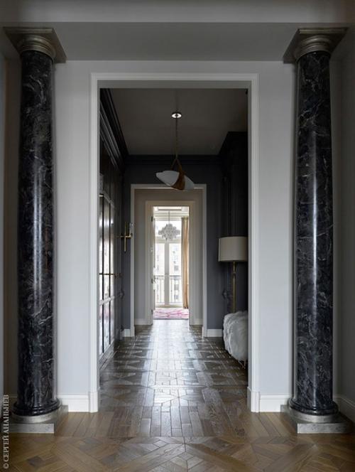 Современная классика в московской квартире собранной из двух Сталинок, общей площадью 130 кв. 08