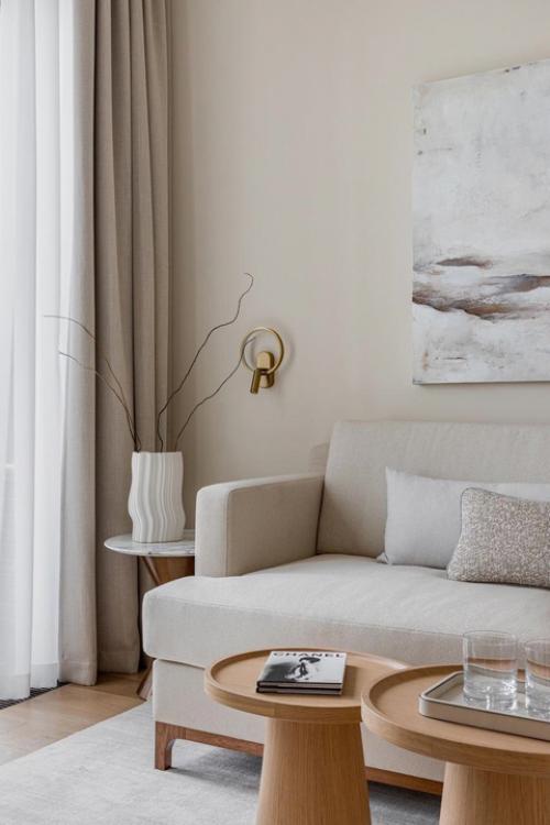 Интерьер по законам васту: лёгкое пространство 108 м в Москве. 01