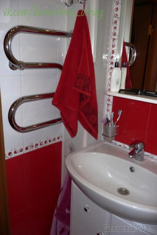 Ремонт как доказательство того, что даже очень маленькая ванная - не приговор! 06