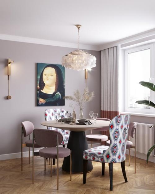 Особенная квартира для семьи с детьми, в которой много цвета. 01