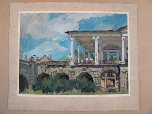 Руины на БУМАГЕ. В фондах нашего музея хранятся 33 листа - важный художественный документ царскосельской истории. 01