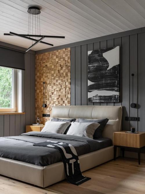 Загородный интерьер с мужским характером. 04