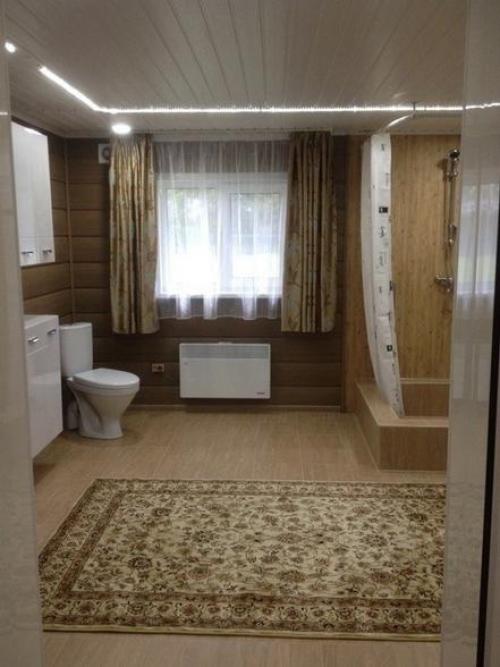 Ванная комната. В частном доме. 02