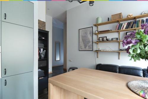 Лофт с мини - кабинетом и сауной для семьи татуировщиков (Петербург). 02 Лофт с мини - кабинетом и сауной для семьи татуировщиков (Петербург). 02