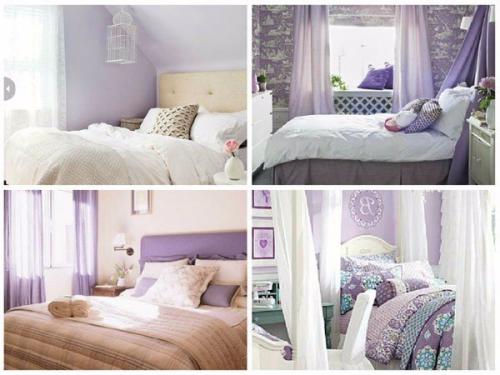 Лавандовые оттенки в интерьере. 03