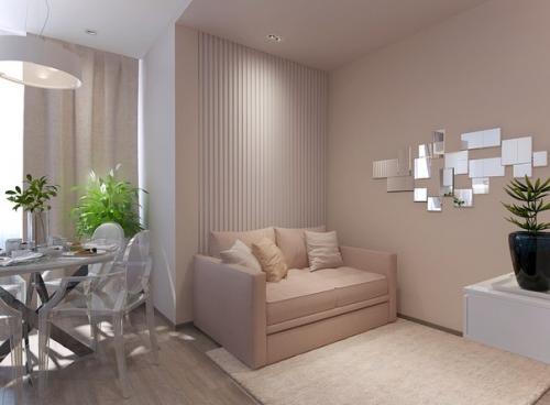 Пара ракурсов из одного проекта однокомнатной квартиры. 05