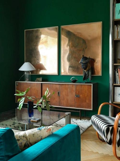 Эта квартира в Турине - настоящий калейдоскоп цветов и воспоминаний. 01