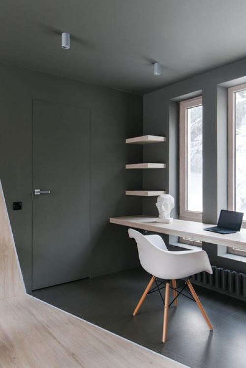 Асимметричная гостиная площадью 20 кв. 04