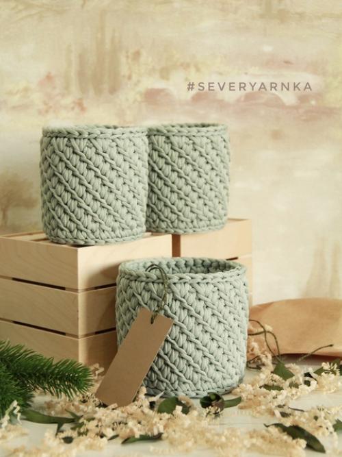 Наборы корзин, выполненные в едином стиле или в гармоничной цветовой гамме, создают ощущение порядка и завершенности. 02