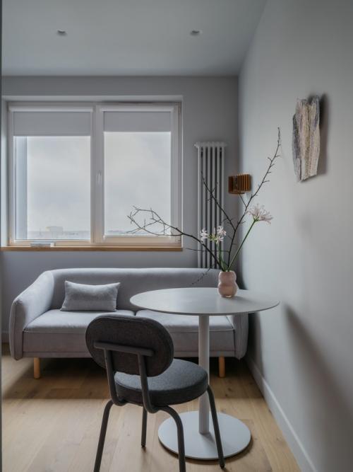 Нежный интерьер 1-комнатной квартиры 33 м 2 в Москве. 04