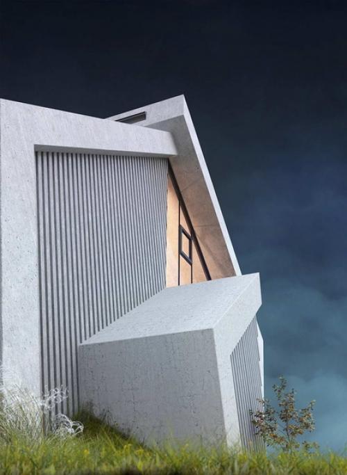 Концептуальный проект дома среди гор. 04