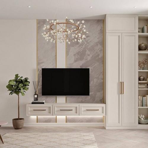 Очень приятная и светлая гостиная. 06