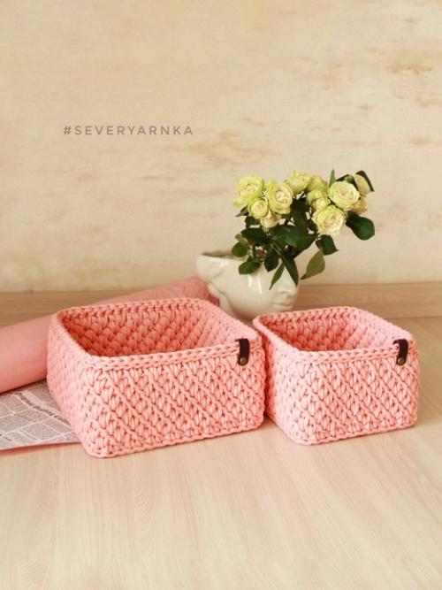 Наборы корзин, выполненные в едином стиле или в гармоничной цветовой гамме, создают ощущение порядка и завершенности. 06