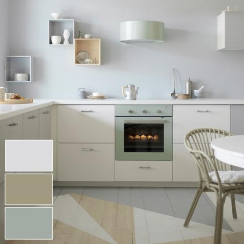 Среди разнообразия цветов иногда бывает нелегко выбрать подходящие для интерьера своей кухни. 02