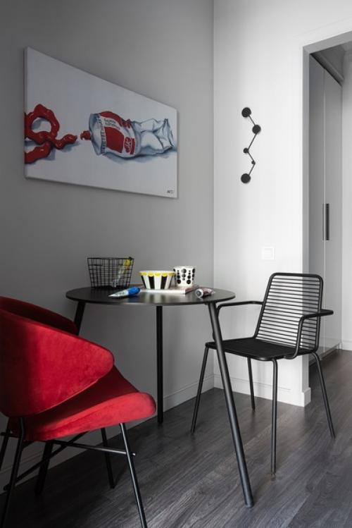 Интерьер квартиры - студии 26, 5 кв. 04