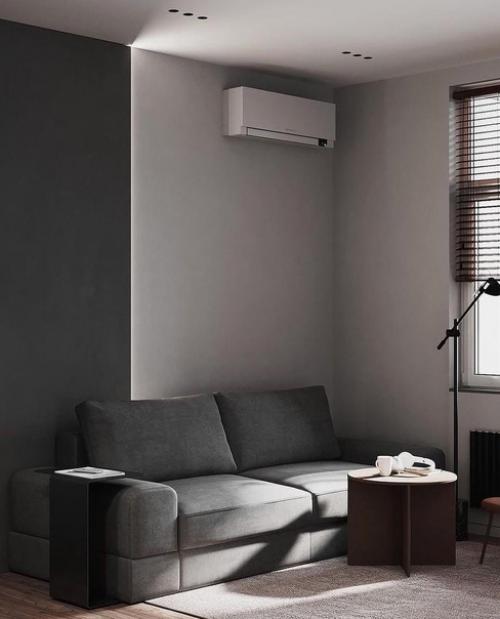 Красивый интерьер. В тёмных тонах. 02