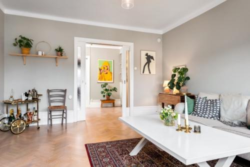 Добро пожаловать в красивую квартиру в скандинавском стиле, расположенную в центре шведского города норрчёпинг. 02