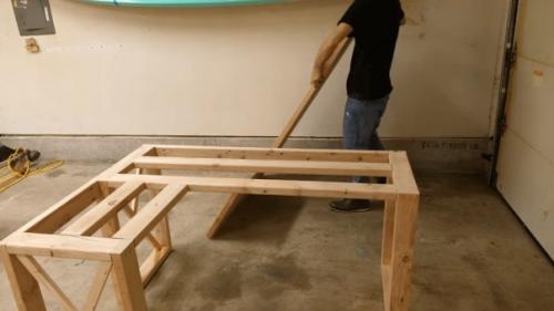 Угловой стол своими руками. 05