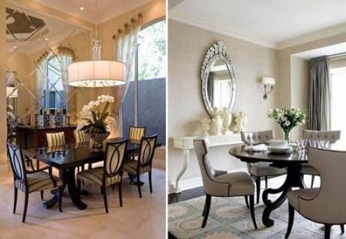 Как расположить зеркало на кухне? 03