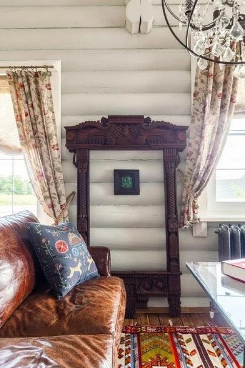 Дом под Рузой с деревенской кухней: интерьер дома в гармонии Прованса и русской старины. 02