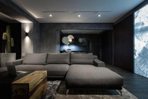 Драматизм в интерьере квартиры от студии Yo Dezeen. 04