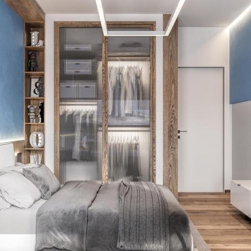 Стильный вариант детской спальни. 04