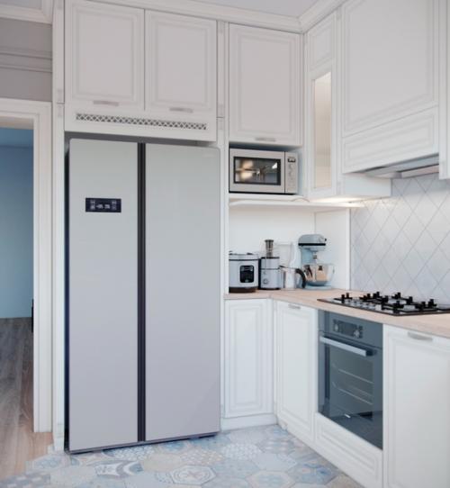 Двумя постами ранее, показывал вам гостиную в стиле американской классике, а тут у нас кухня с уютной обеденной зоной. 02