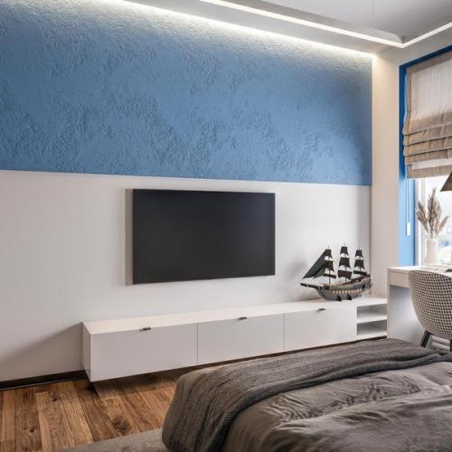 Стильный вариант детской спальни. 03