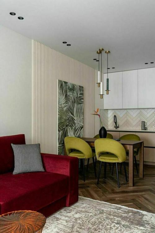 Яркий интерьер с вау - эффектом. 01