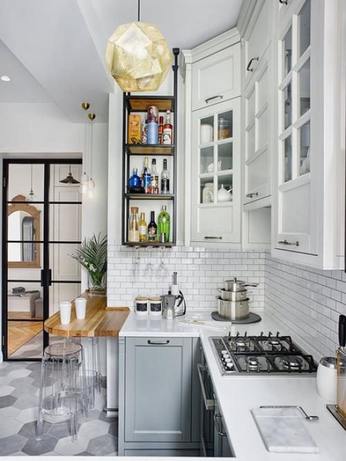 Эклектика в смешении парижского стиля, нотки Скандинавии и немного экзотики: квартира в Москве. 04