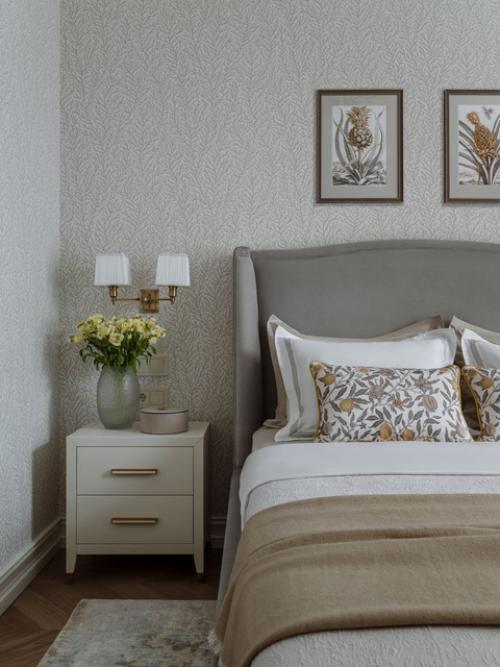 Реализованный классический интерьер квартиры, площадью 75, 5 кв. 04