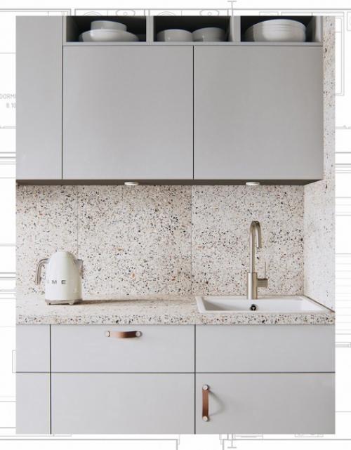 Проект квартиры, в котором авторы постарались скомбинировать индустриальный стиль и простой, функциональный скандинавский. 01