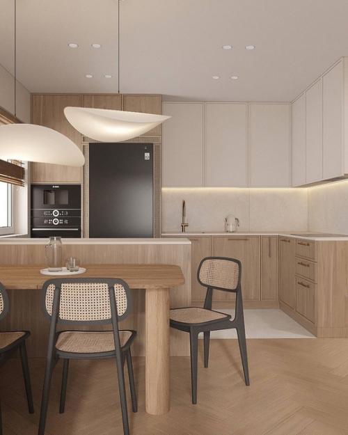 Гостиная с кухонным уголком площадью 20 м 2. 05