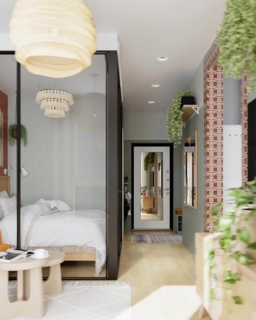 Яркий проект 1-комнатной квартиры 42 кв. 05