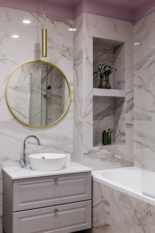 Нежный интерьер двухкомнатной квартиры. 07