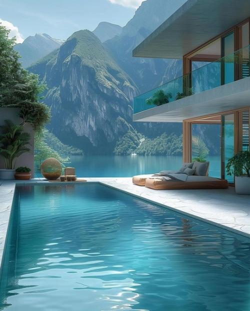 В одном уединённом уголке мира, окружённом густыми лесами и высокими горами, стоял современный особняк, будто сошедший с футуристических чертежей. 03