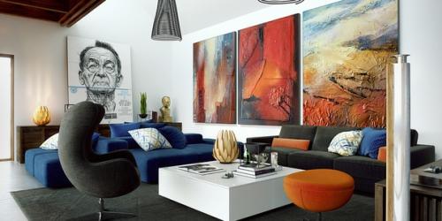 Наличие в доме картин способно не только украсить комнаты, но и многое рассказать об эстетическом вкусе и материальных возможностях его хозяина.