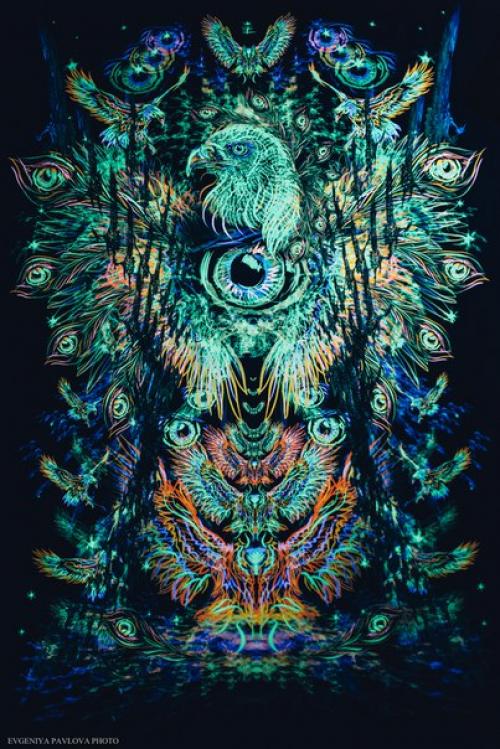 Флуоресцентные полотна Fluorescent Backdrop? 03