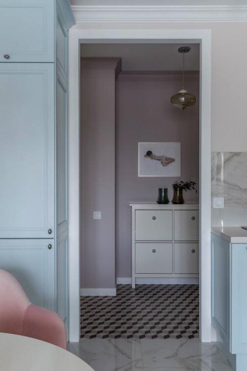 Нежный интерьер двухкомнатной квартиры. 02