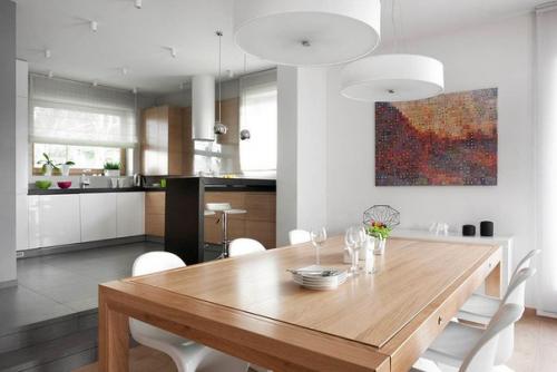 Яркие акценты в элегантном доме в Польше. 02