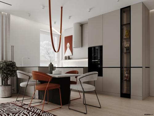 Проект однокомнатной квартиры 42, 2 м 2 (45, 1 м 2 с балконом. 01